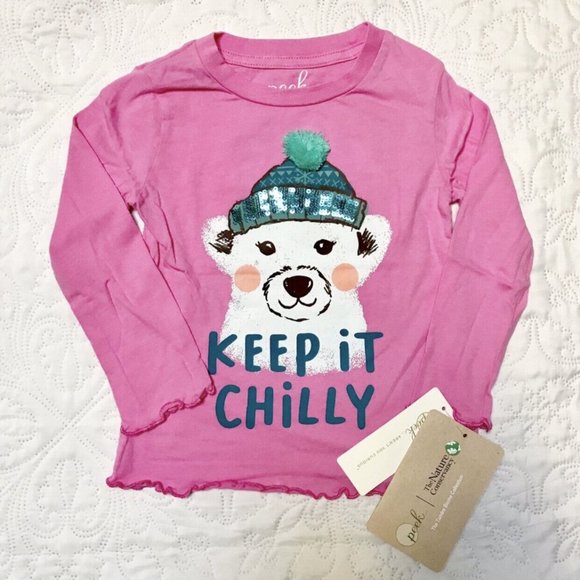 NWT Peek Keep It Chilly Tee Size 3T - Picture 2 of 6